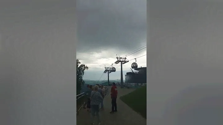 Алтай. Манжерок. Канатная дорога.